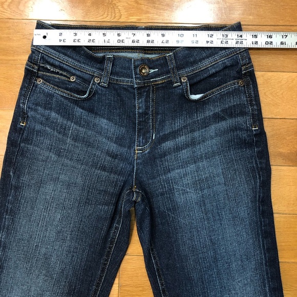 DKNY Easy Street Women's Dark Blue Jeans Size 6S - Picture 4 of 6